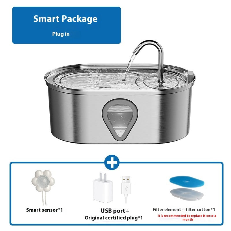 Automatic Fountain Cat Smart Water Feeder