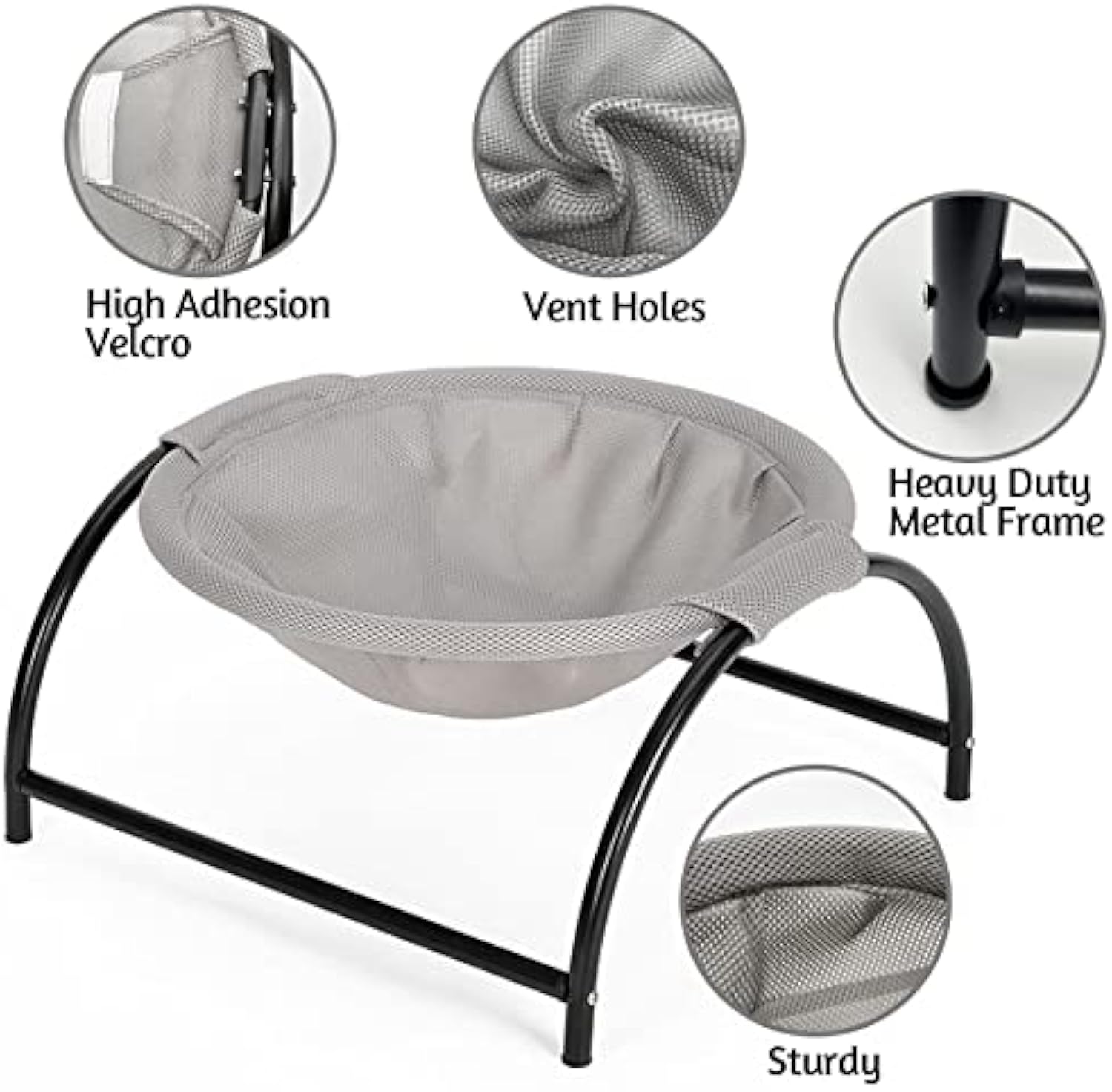 Breathable & Removable  Cat Hammock Bed For Indoor Cats Washable & Comfortable Pet Hanging Nest For Cats