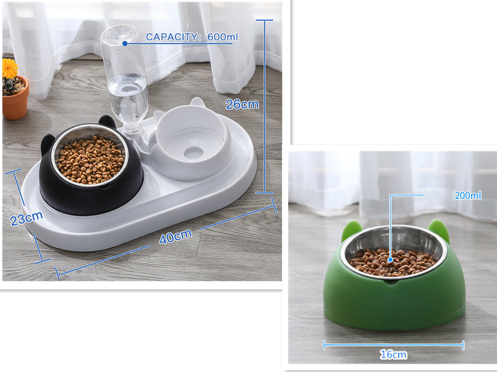 Cat Bowl Dog Bowl Food Bowl To Protect The Cervical Spine Stainless Steel Dog Bowl